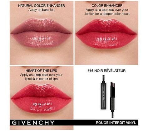 givenchy temptation black magic lipstick